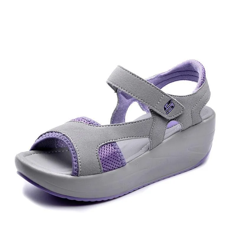 Fish mouth breathable sandals