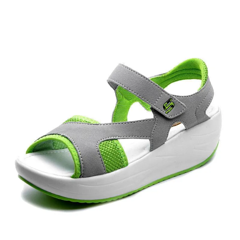Fish mouth breathable sandals