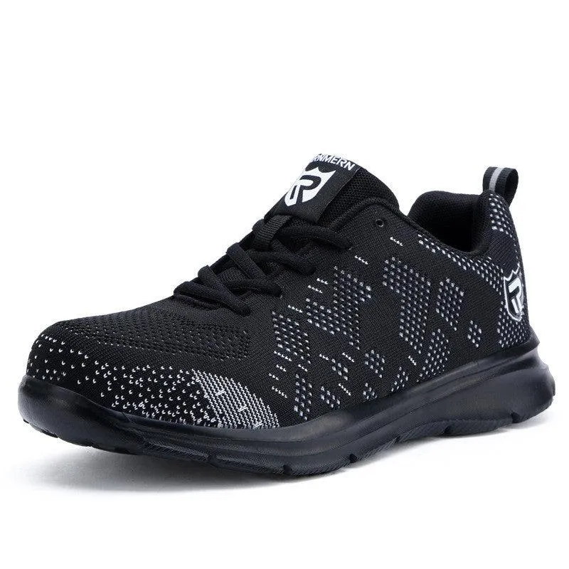 Labor Insurance Shoes Men's Breathable Lightweight Work Shoes