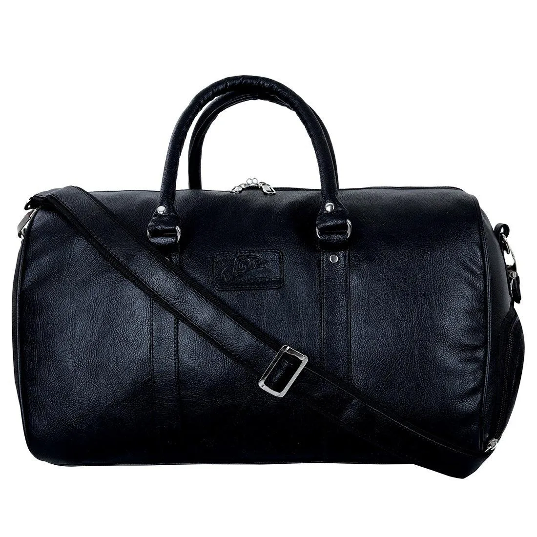 Luxurious Synthetic Leather Travel Duffel Bag with Shoe Compartment