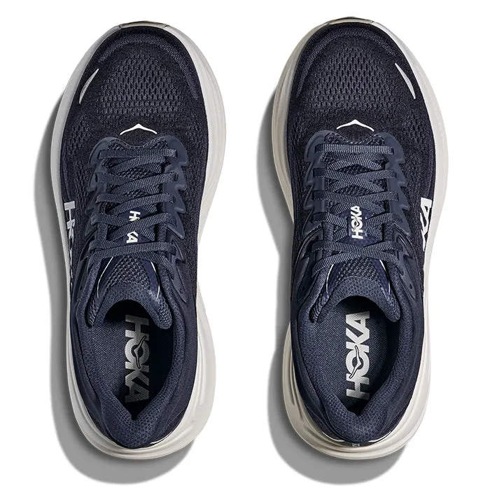 Mens Hoka Bondi 9 Wide in Varsity Navy/White