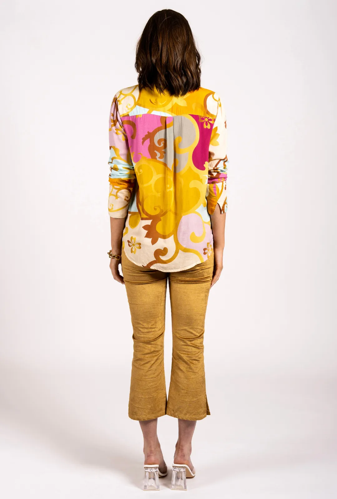 My Go To Capri Pants - Gold Corduroy