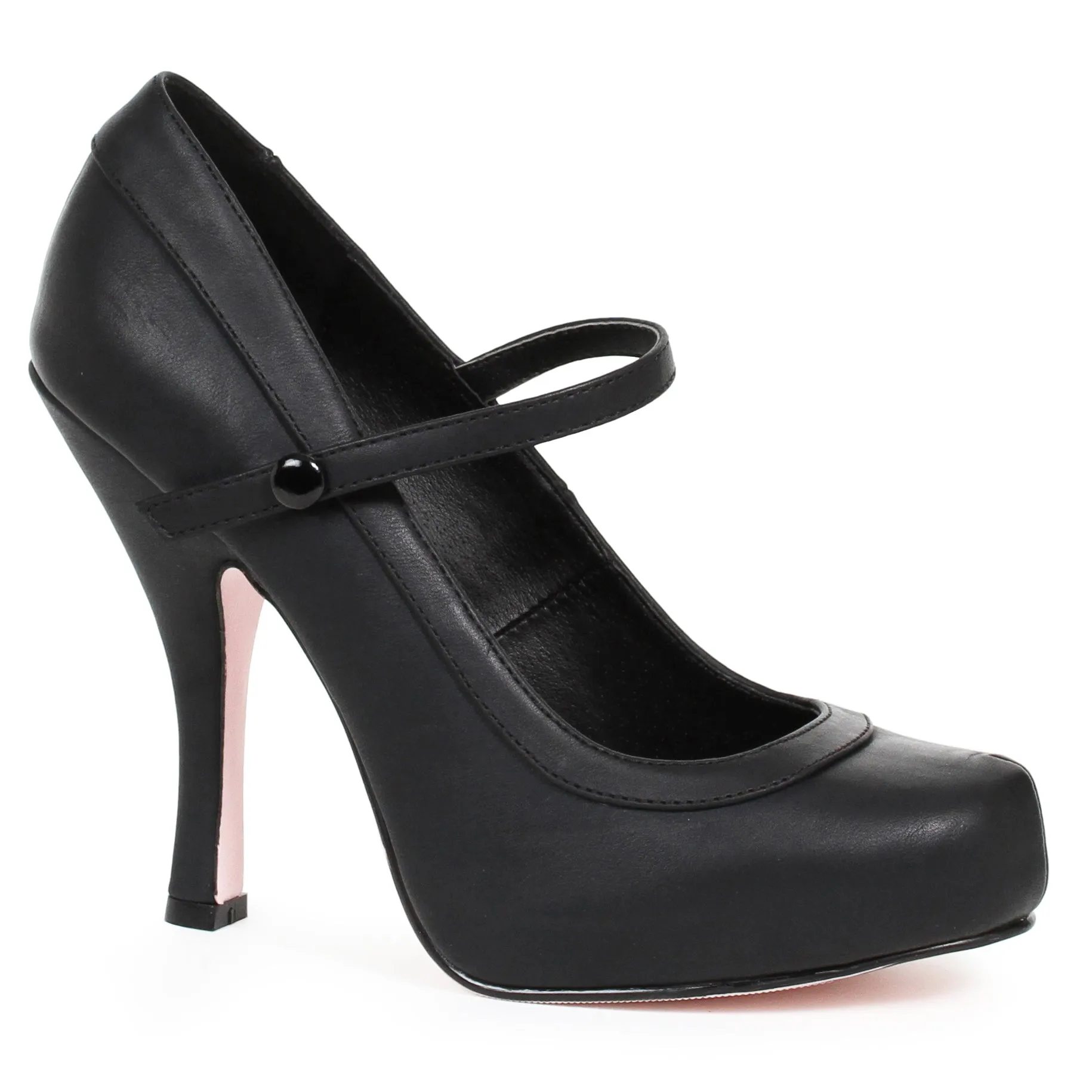 Patent Mary Jane With Concealed Platform