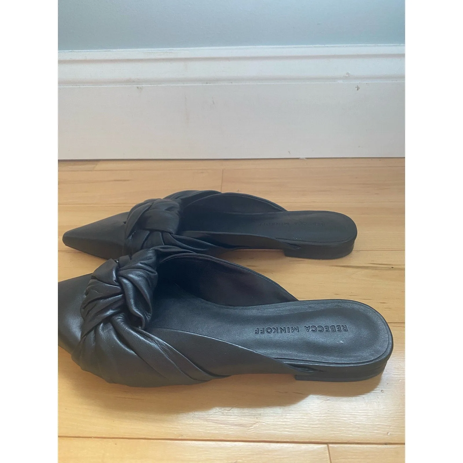 Rebecca Minkoff Coretta Leather Mules Size 7