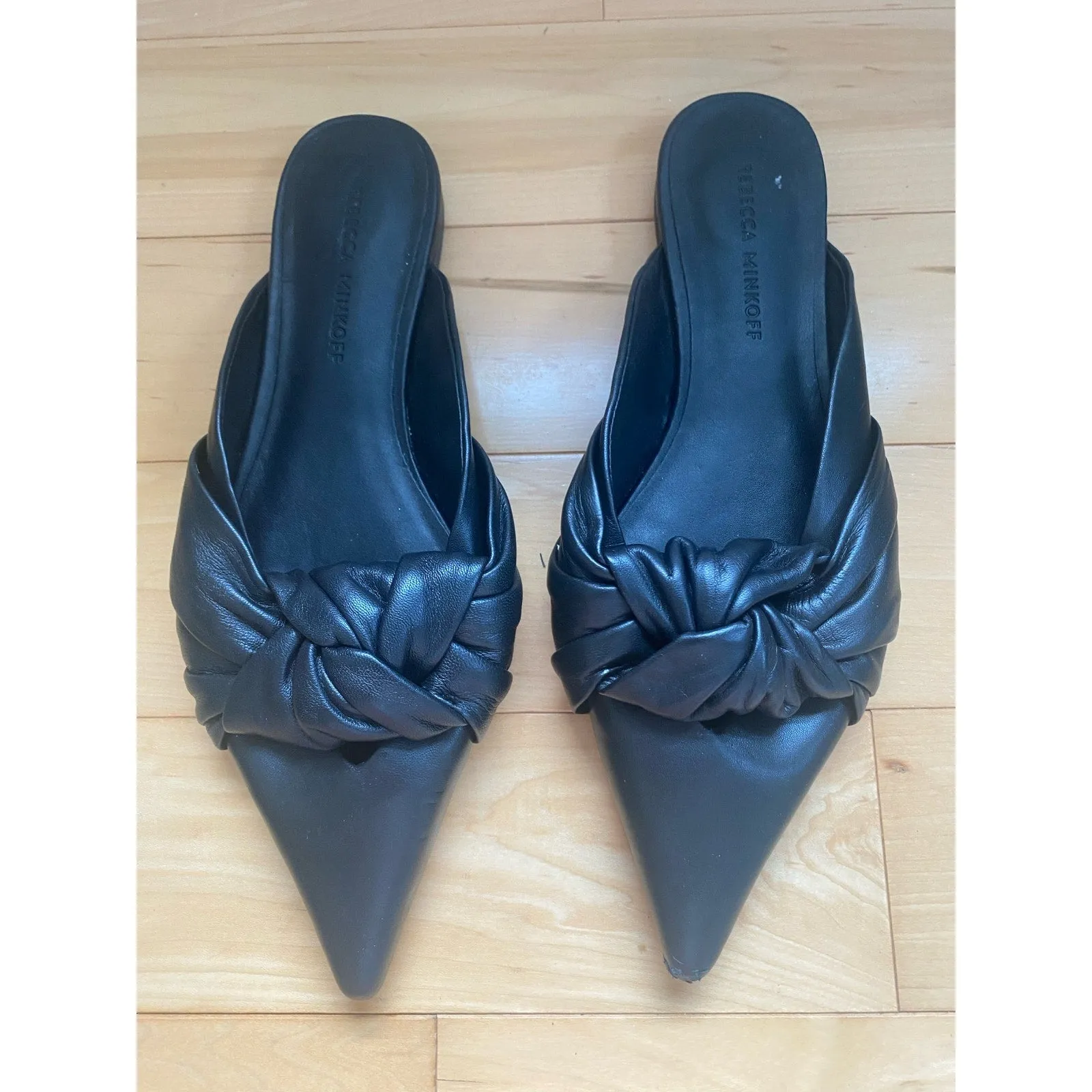 Rebecca Minkoff Coretta Leather Mules Size 7
