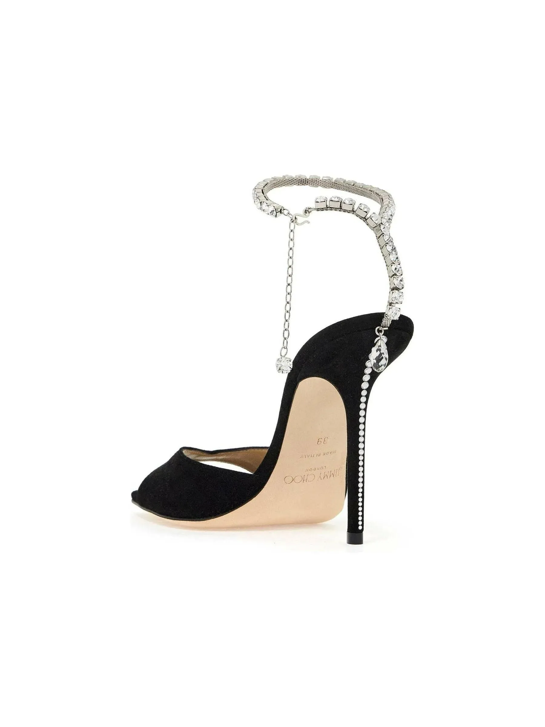 Saeda Crystal Embellished Sandals