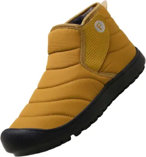 Women's Winter Boots Wide Width Snow Boots Slip On Womens Warm Ankle Barefoot Shoes Grounded Footwear Hiking Mens Casual Shoes Men Winter Booties