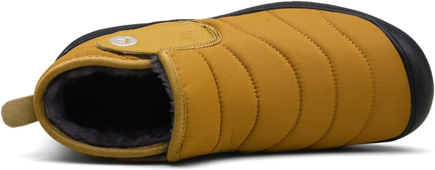 Women's Winter Boots Wide Width Snow Boots Slip On Womens Warm Ankle Barefoot Shoes Grounded Footwear Hiking Mens Casual Shoes Men Winter Booties
